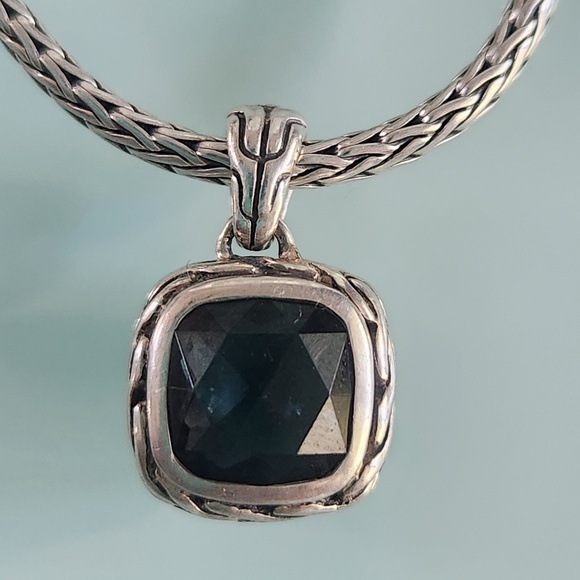 John Hardy Sterling Silver & Labradorite Classic Chain Necklace, NWOT - Picture 2 of 16